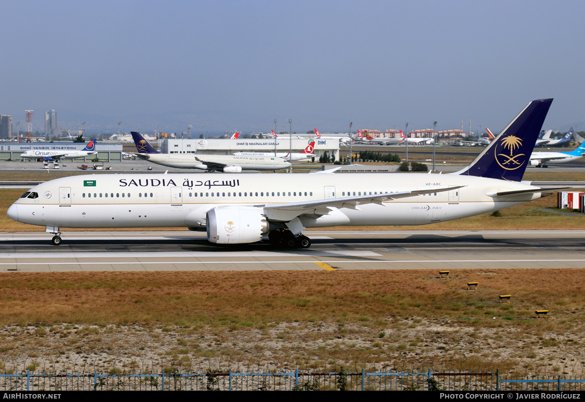 Aircraft Photo of HZ-ARC | Boeing 787-9 Dreamliner | Saudia - Saudi Arabian Airlines | AirHistory.net #649791