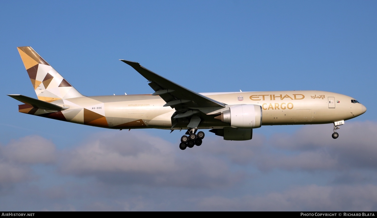 Aircraft Photo of A6-DDE | Boeing 777-FFX | Etihad Airways Cargo | AirHistory.net #649799