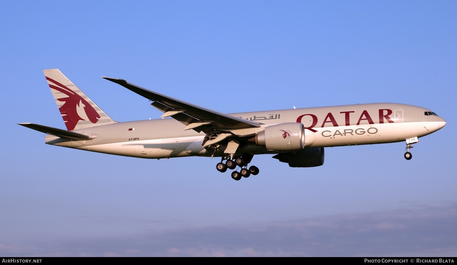 Aircraft Photo of A7-BFK | Boeing 777-F | Qatar Airways Cargo | AirHistory.net #649810
