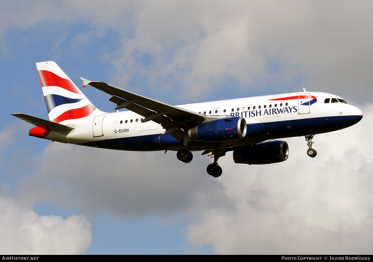 Aircraft Photo of G-EUOH | Airbus A319-131 | British Airways | AirHistory.net #649816