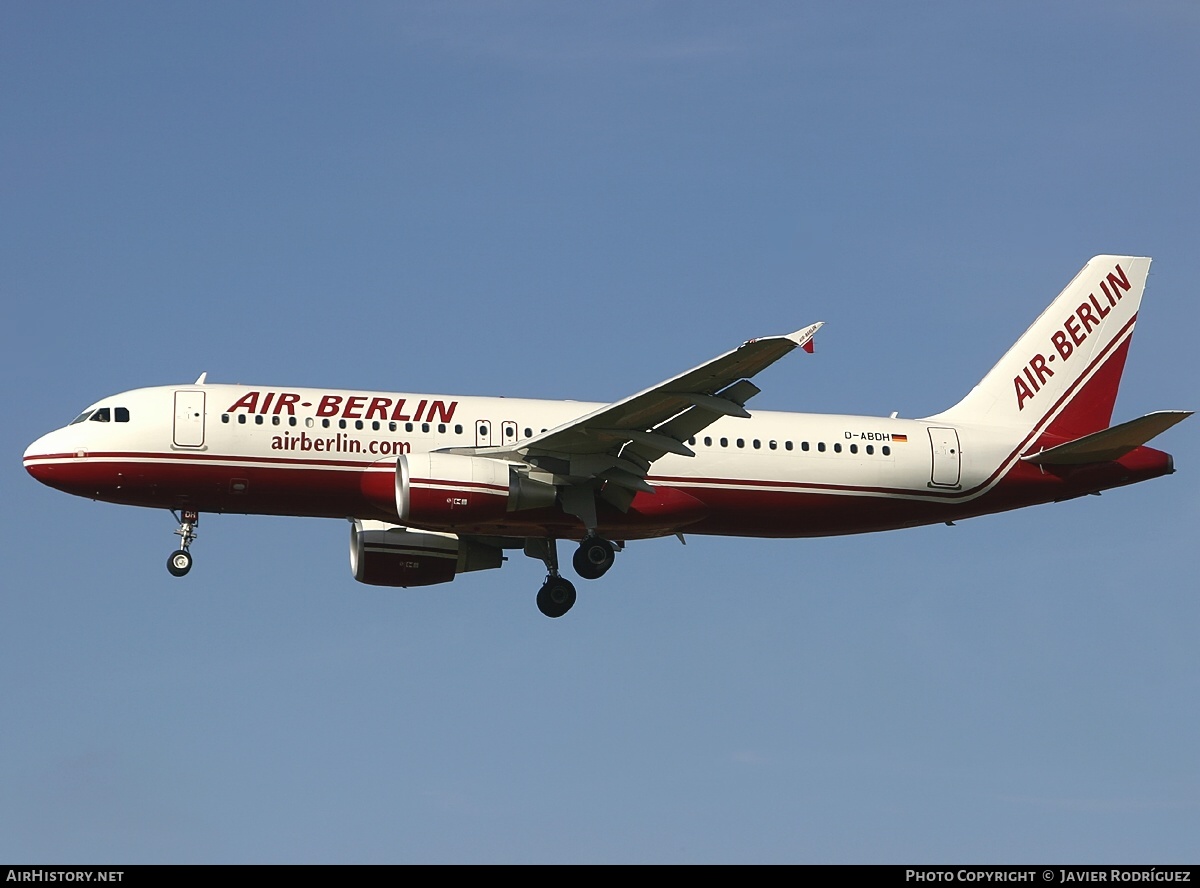 Aircraft Photo of D-ABDH | Airbus A320-214 | Air Berlin | AirHistory.net #649817