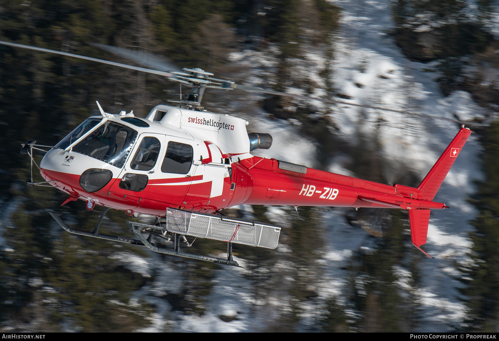 Aircraft Photo of HB-ZIB | Aerospatiale AS-350B-3 Ecureuil | Swiss Helicopter | AirHistory.net #649841