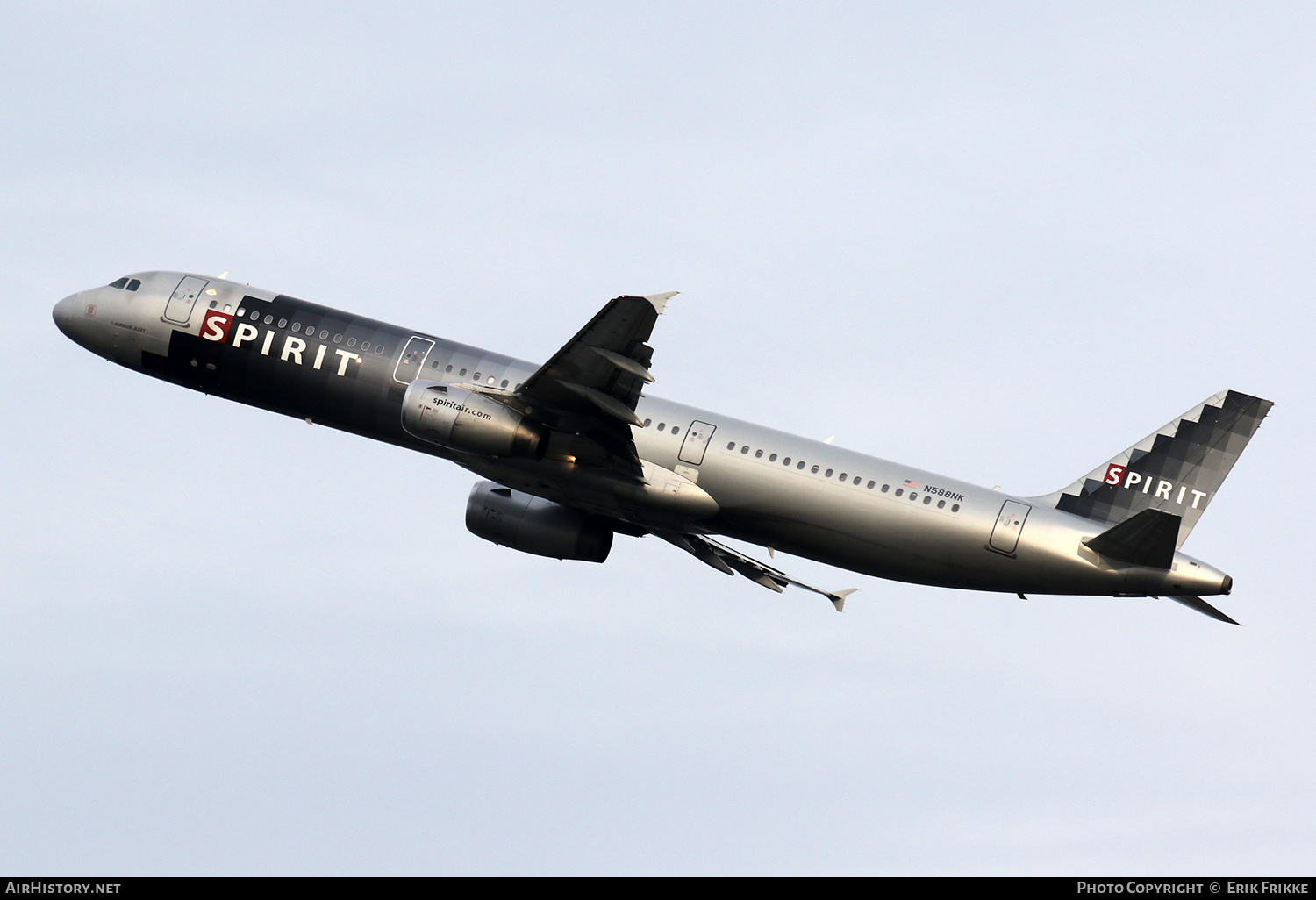 Aircraft Photo of N588NK | Airbus A321-231 | Spirit Airlines | AirHistory.net #649842