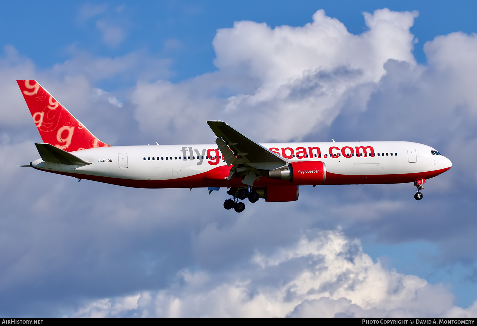 Aircraft Photo of G-CEOD | Boeing 767-319/ER | Flyglobespan | AirHistory.net #649857