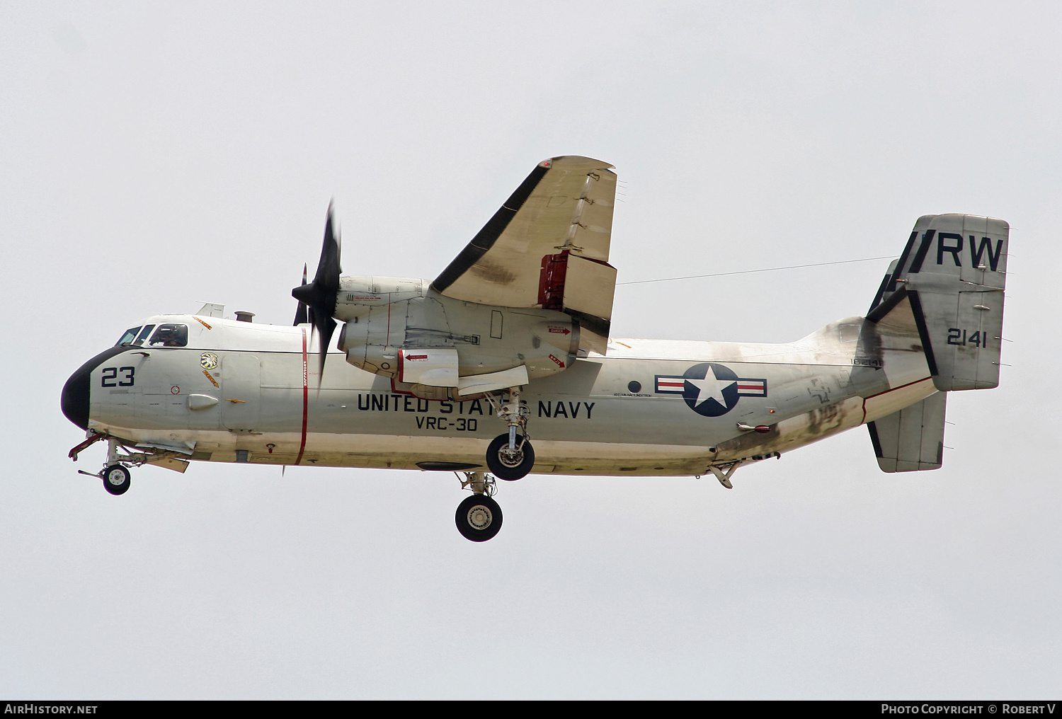 Aircraft Photo of 162141 | Grumman C-2A Greyhound | USA - Navy | AirHistory.net #649924