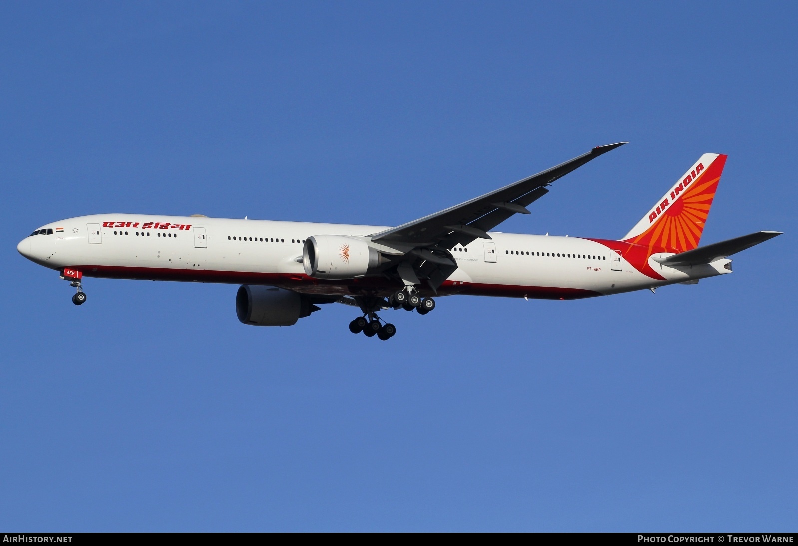 Aircraft Photo of VT-AEP | Boeing 777-3FX/ER | Air India | AirHistory.net #649939