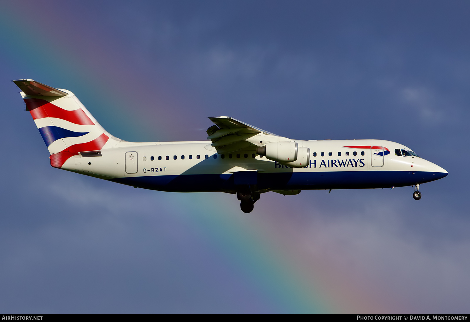 Aircraft Photo of G-BZAT | British Aerospace Avro 146-RJ100 | British Airways | AirHistory.net #649958