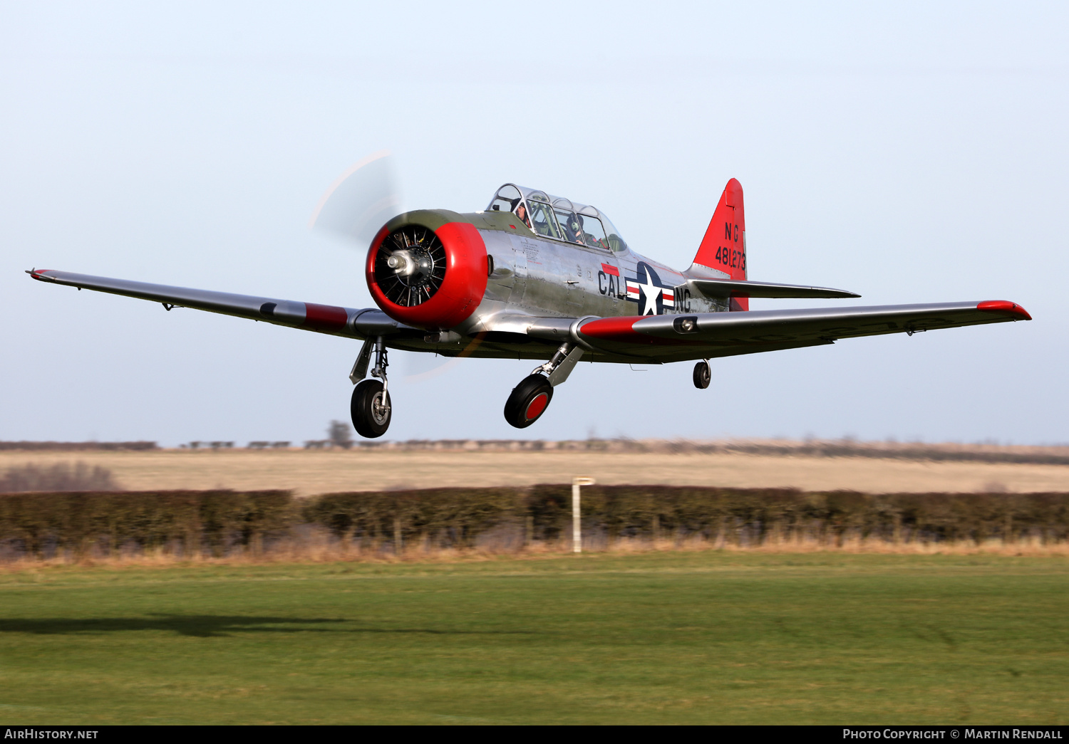 Aircraft Photo of G-CJWE / 481273 | North American T-6J Harvard Mk IV | USA - Air Force | AirHistory.net #649965