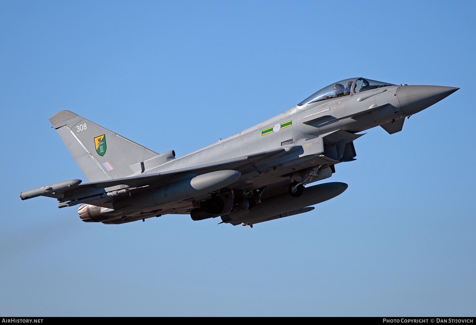 Aircraft Photo of ZK308 | Eurofighter EF-2000 Typhoon FGR4 | UK - Air Force | AirHistory.net #649975