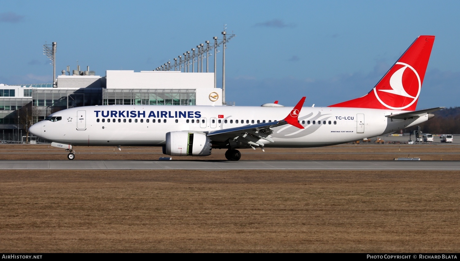 Aircraft Photo of TC-LCU | Boeing 737-8 Max 8 | Turkish Airlines | AirHistory.net #649980