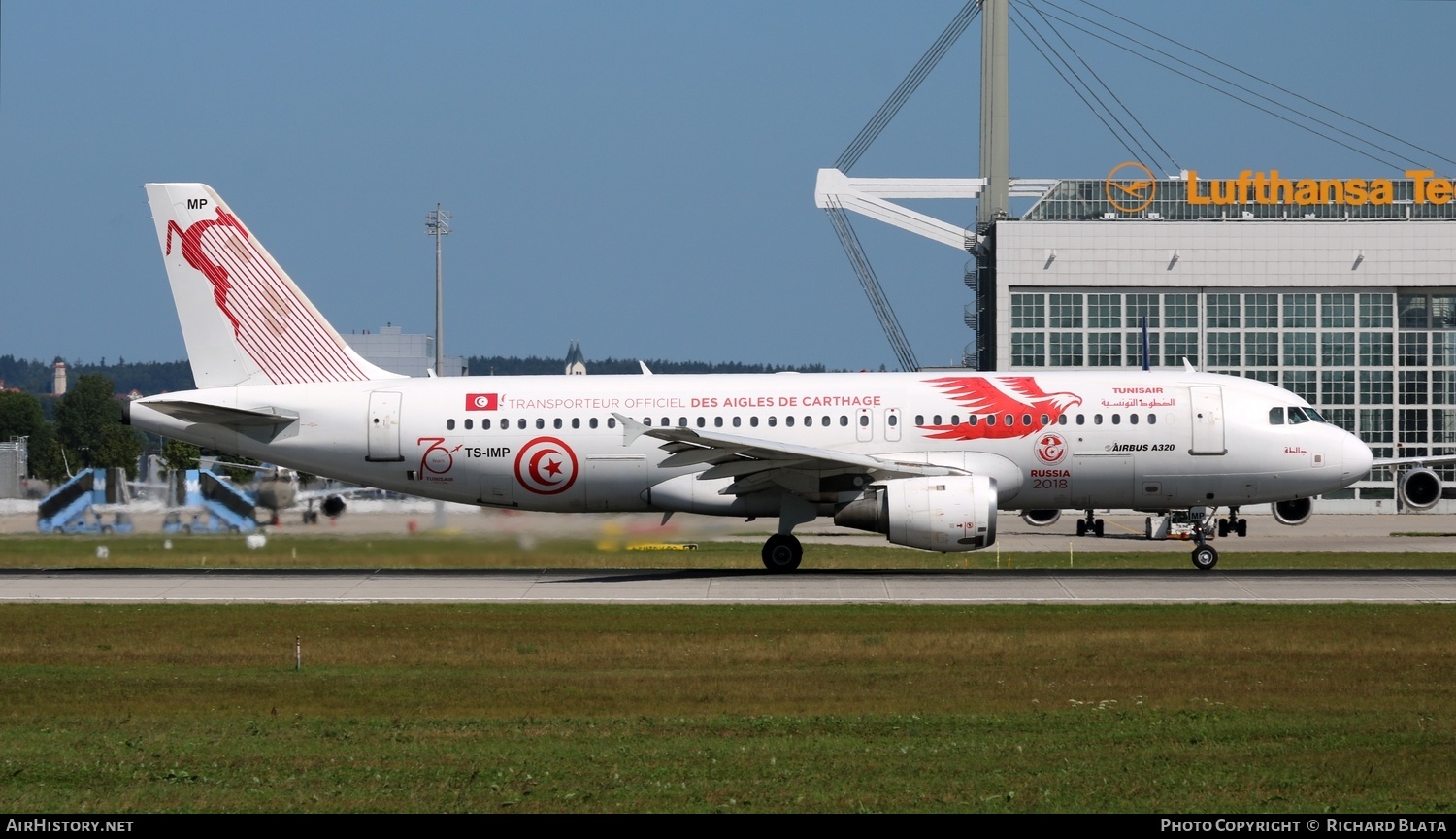 Aircraft Photo of TS-IMP | Airbus A320-211 | Tunisair | AirHistory.net #650002