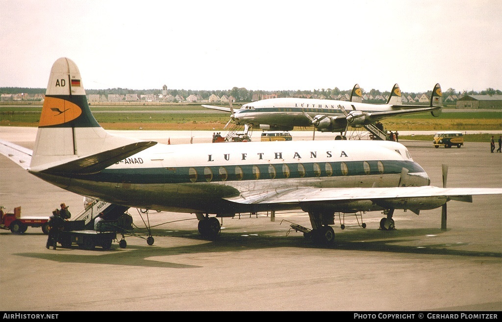 Aircraft Photo of D-ANAD | Vickers 814 Viscount | Lufthansa | AirHistory.net #650008