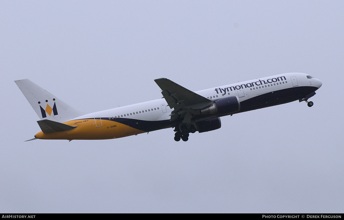 Aircraft Photo of G-DIMB | Boeing 767-31K/ER | Monarch Airlines | AirHistory.net #650023
