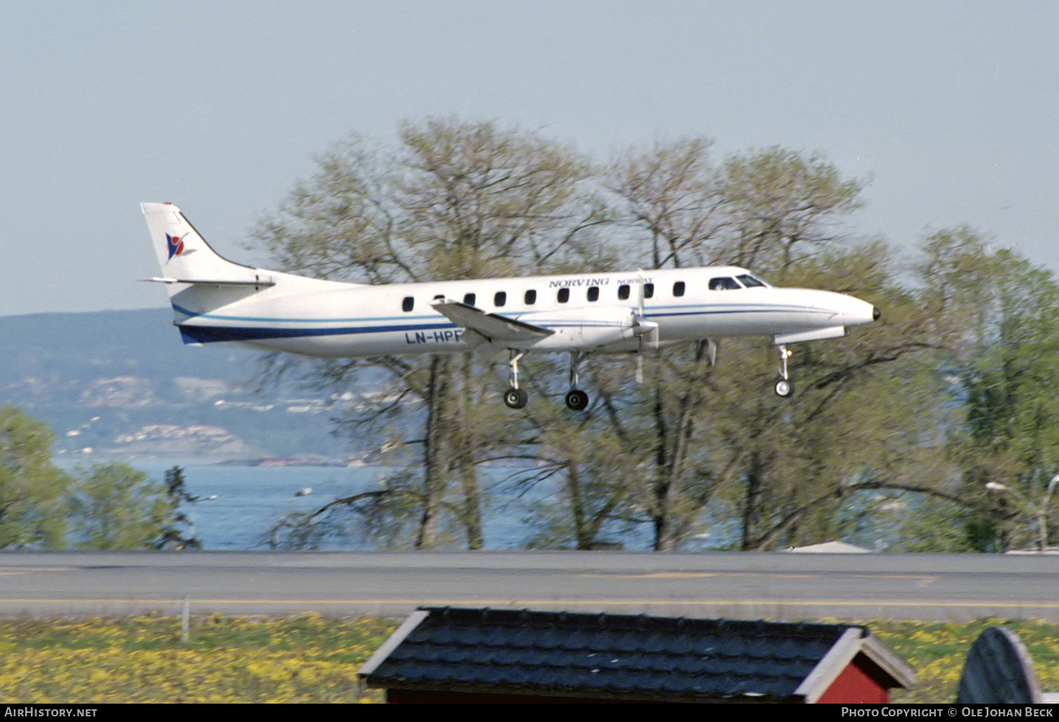 Aircraft Photo of LN-HPF | Fairchild Swearingen SA-227AC Metro III | Norving | AirHistory.net #650028