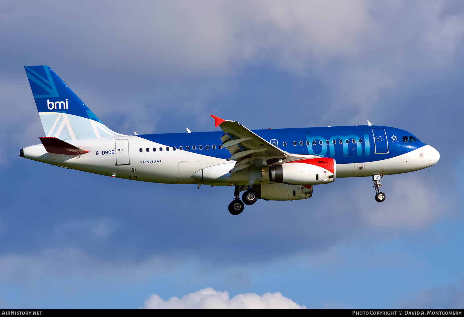 Aircraft Photo of G-DBCE | Airbus A319-131 | BMI - British Midland International | AirHistory.net #650031