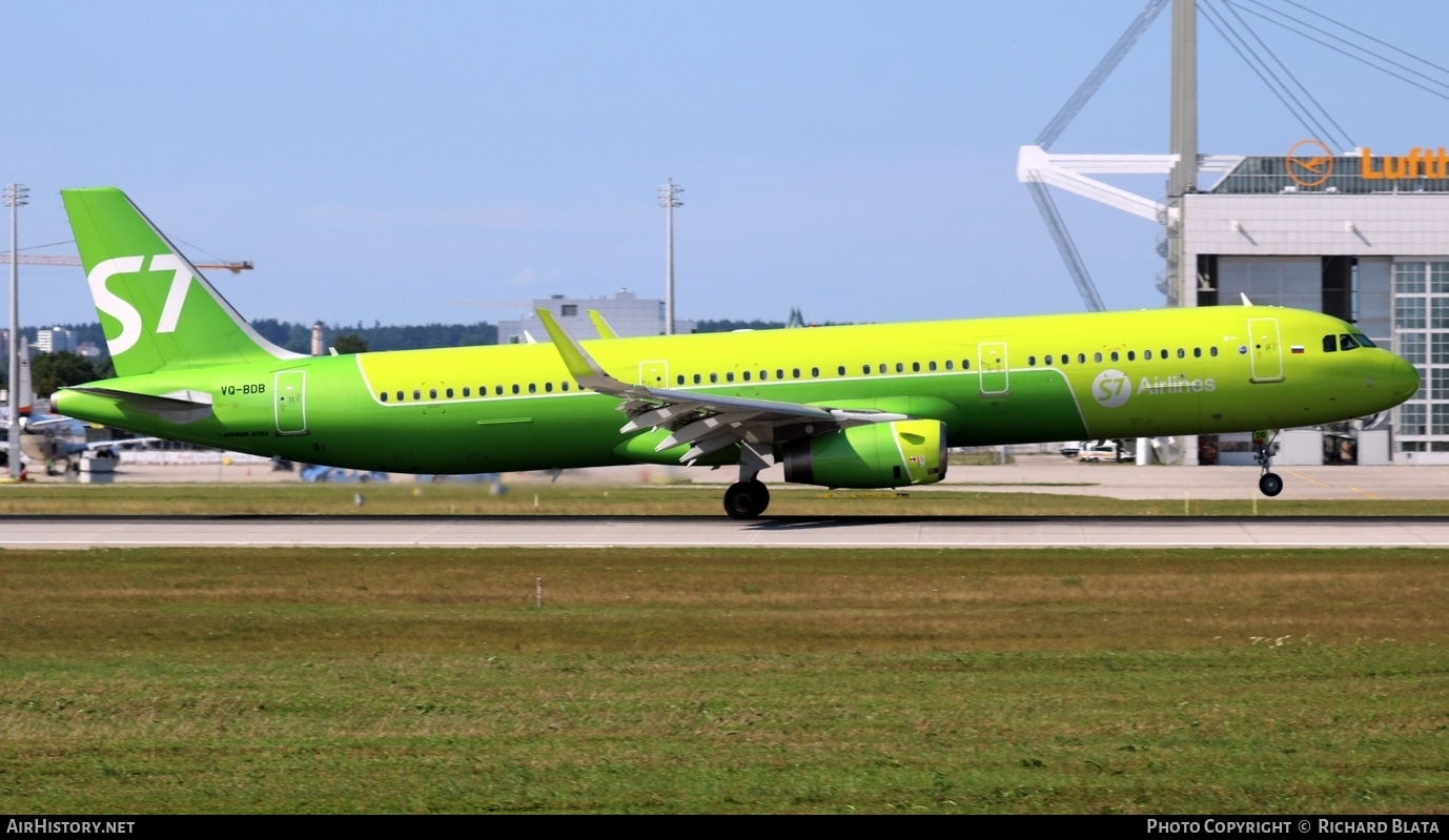 Aircraft Photo of VQ-BDB | Airbus A321-231 | S7 Airlines | AirHistory.net #650037
