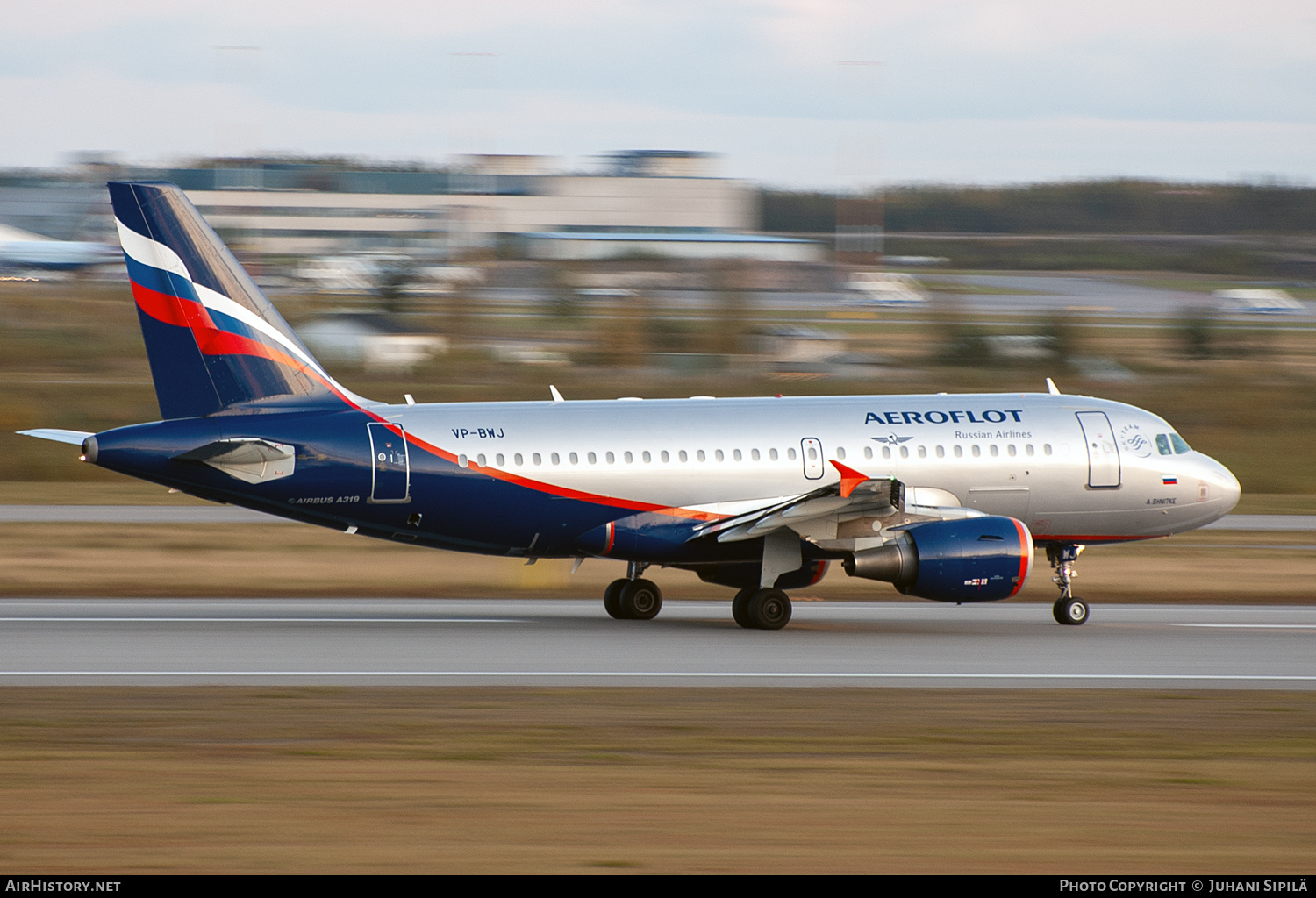 Aircraft Photo of VP-BWJ | Airbus A319-111 | Aeroflot - Russian Airlines | AirHistory.net #650044