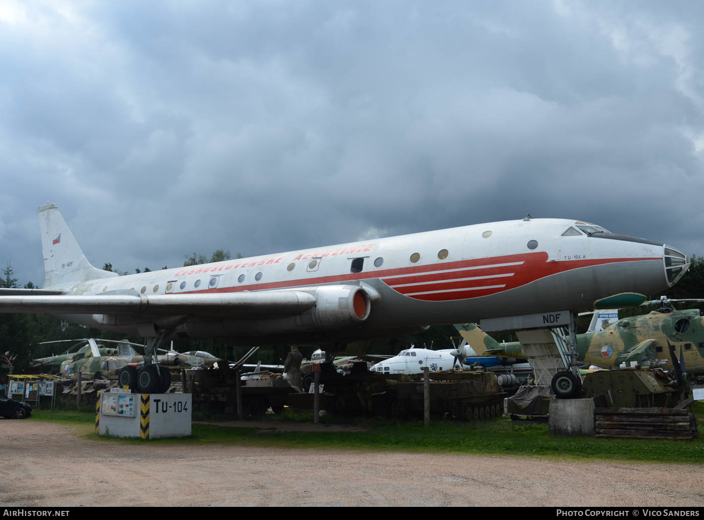 Aircraft Photo of OK-NDF | Tupolev Tu-104A | ČSA - Československé Aerolinie - Czechoslovak Airlines | AirHistory.net #650088