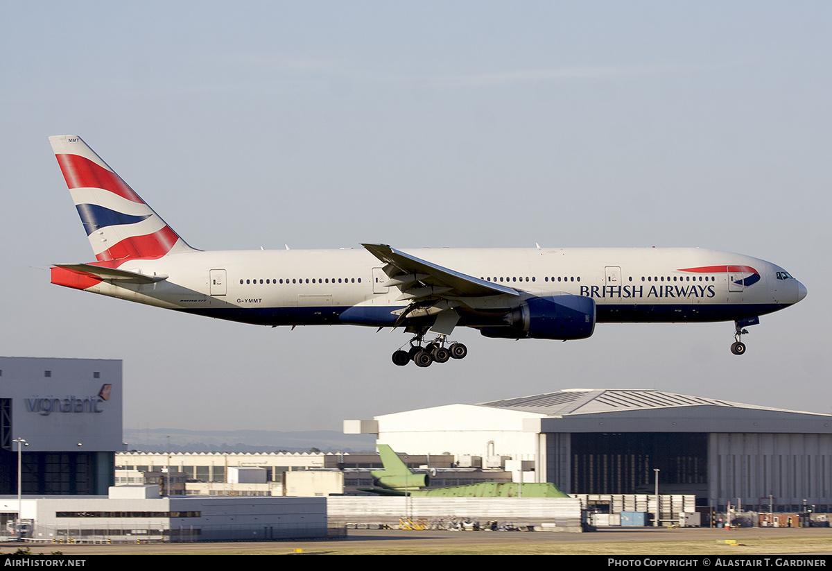 Aircraft Photo of G-YMMT | Boeing 777-236/ER | British Airways | AirHistory.net #650103