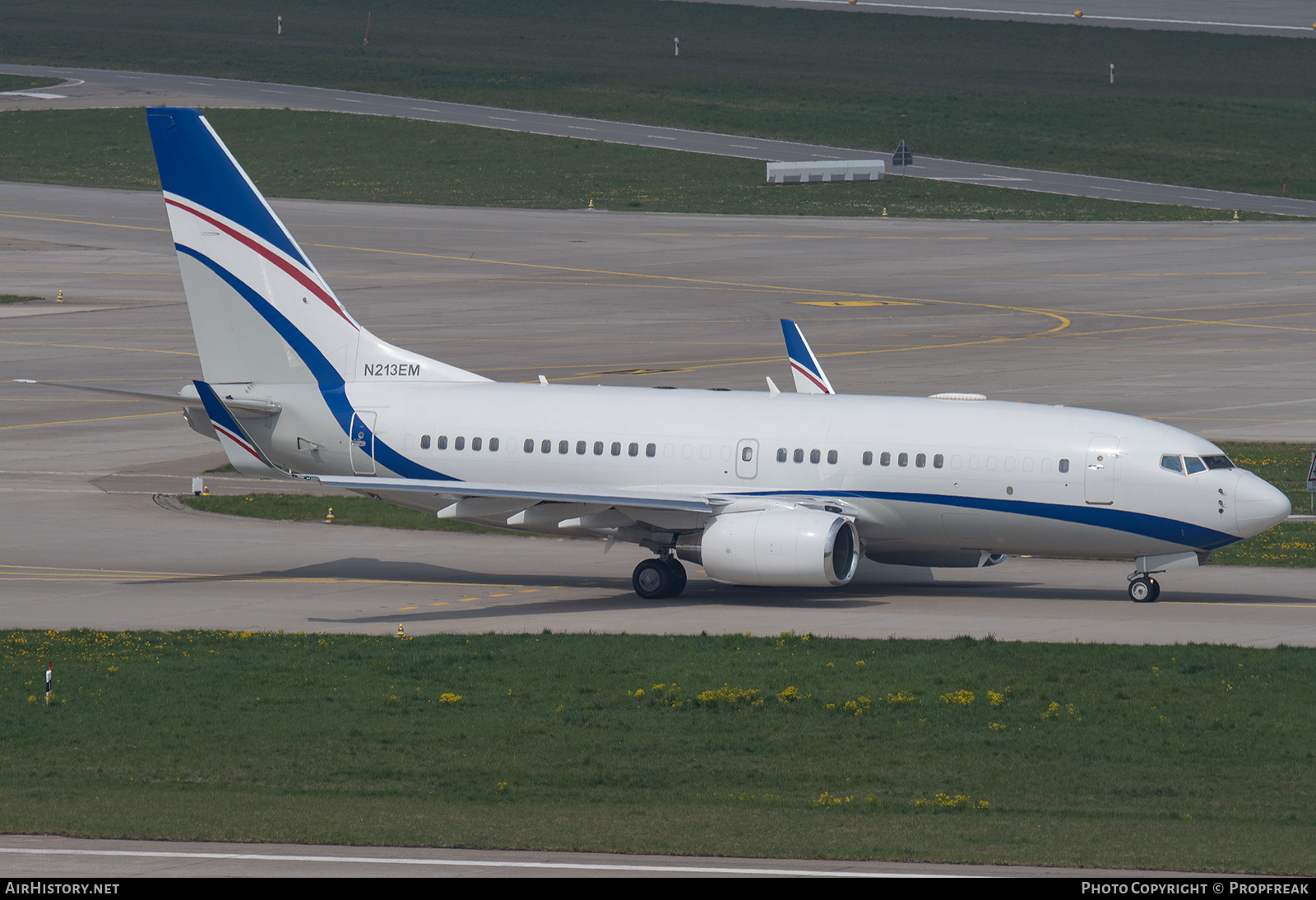 Aircraft Photo of N213EM | Boeing 737-75G BBJ | AirHistory.net #650118