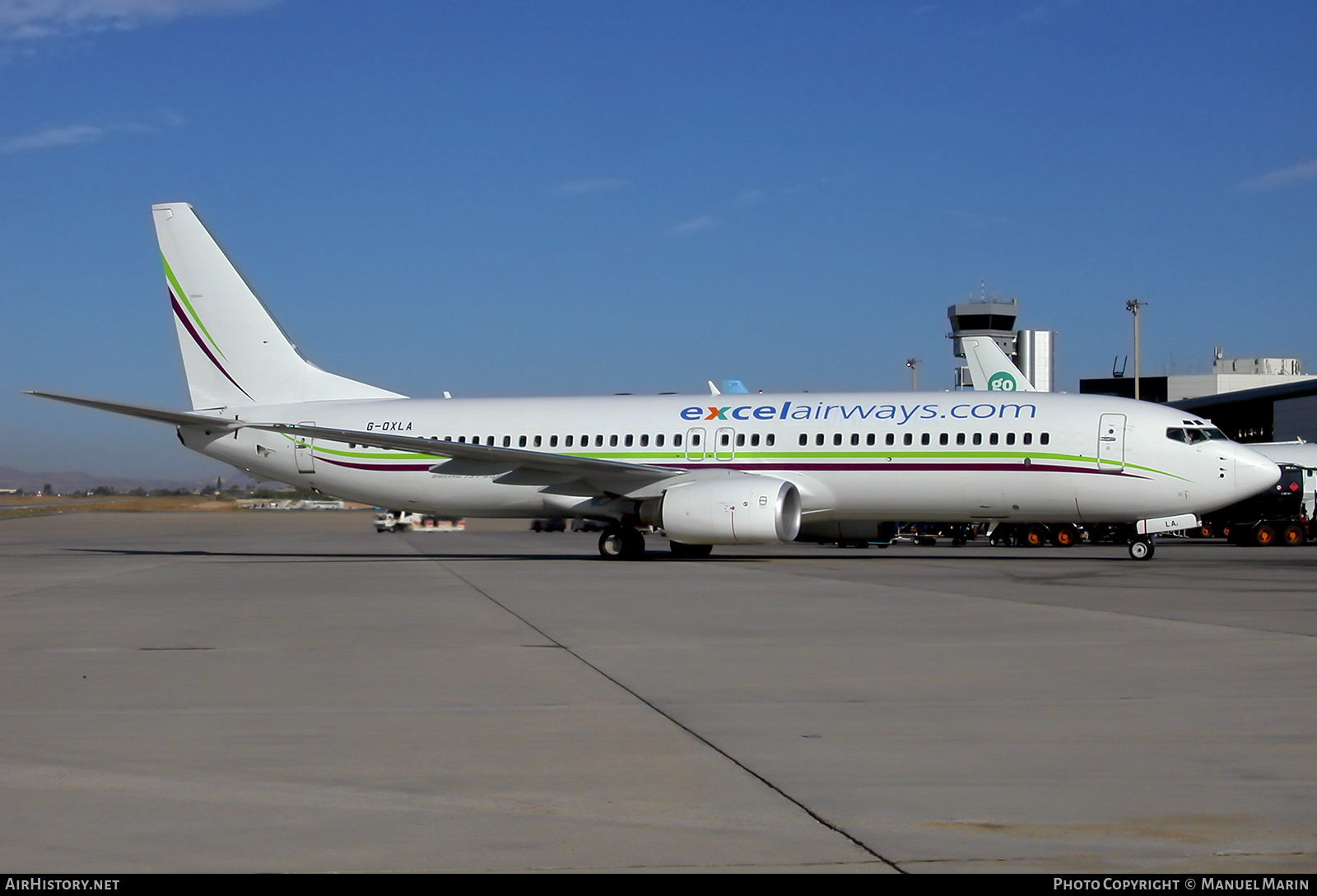 Aircraft Photo of G-OXLA | Boeing 737-81Q | Excel Airways | AirHistory.net #650120