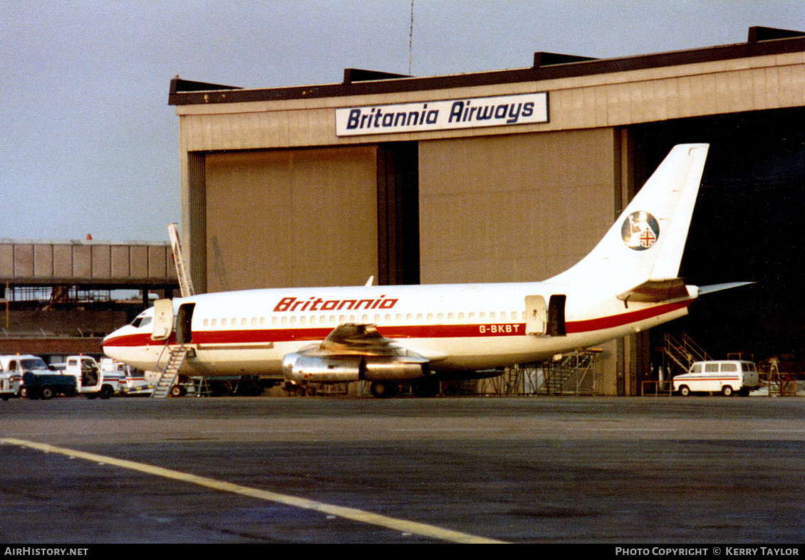 Aircraft Photo of G-BKBT | Boeing 737-2K2C/Adv | Britannia Airways | AirHistory.net #650121