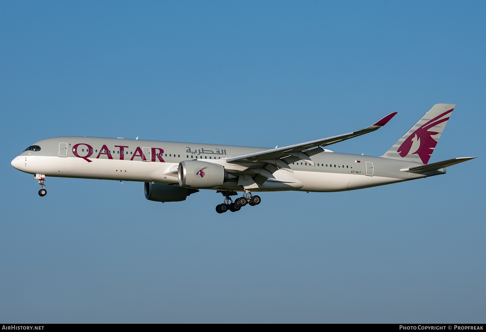 Aircraft Photo of A7-ALY | Airbus A350-941 | Qatar Airways | AirHistory.net #650137
