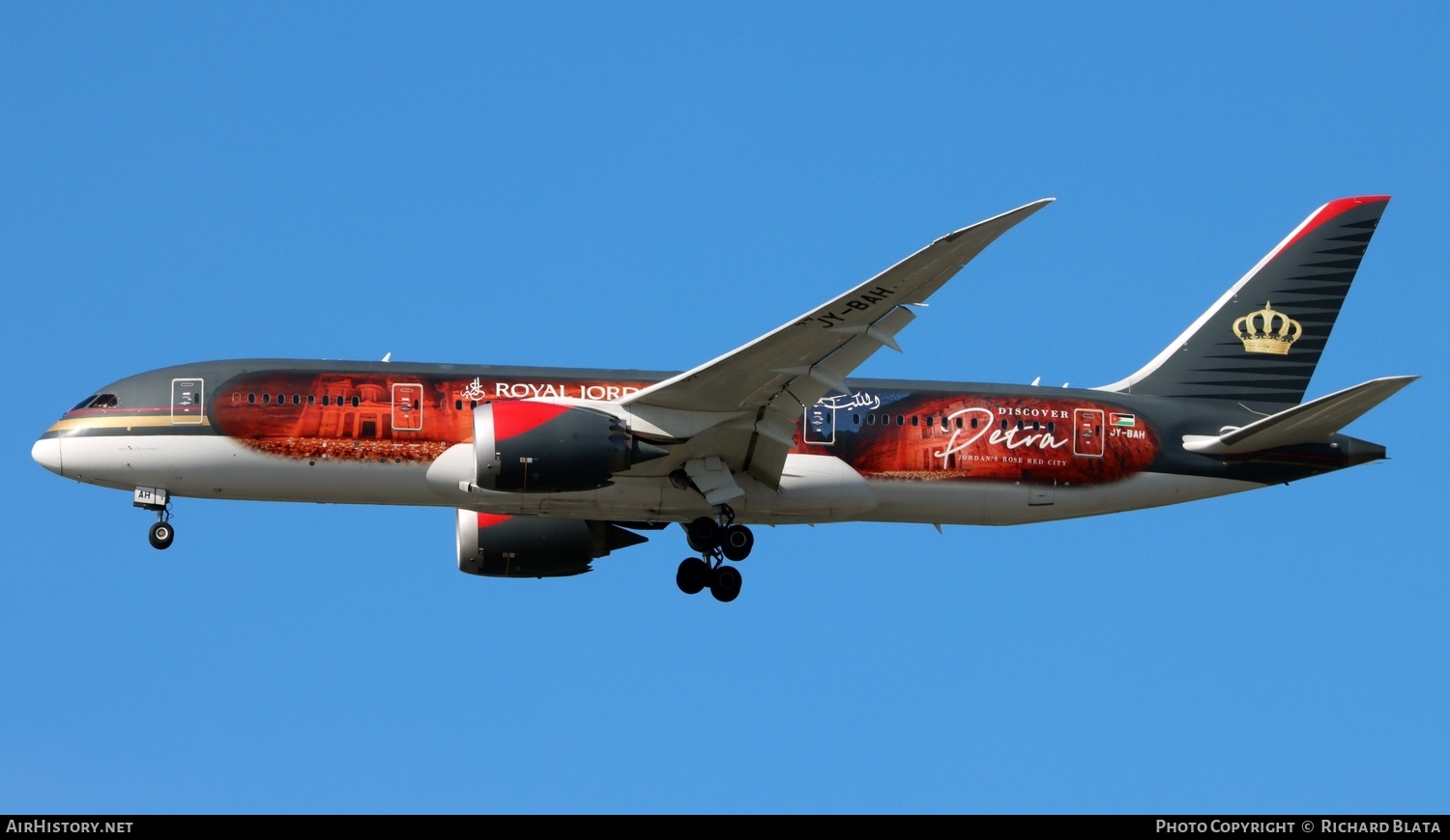 Aircraft Photo of JY-BAH | Boeing 787-8 Dreamliner | Royal Jordanian Airlines | AirHistory.net #650178