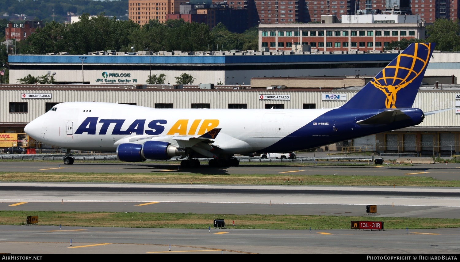Aircraft Photo of N416MC | Boeing 747-47UF/SCD | Atlas Air | AirHistory.net #650191