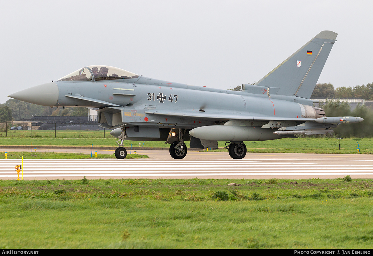 Aircraft Photo of 3147 | Eurofighter EF-2000 Typhoon S | Germany - Air Force | AirHistory.net #650193