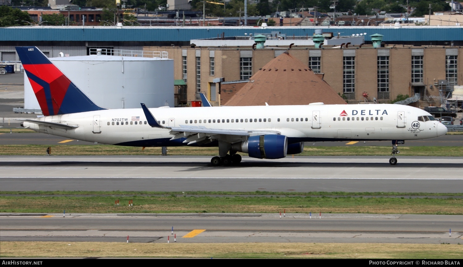 Aircraft Photo of N702TW | Boeing 757-2Q8 | Delta Air Lines | AirHistory.net #650201