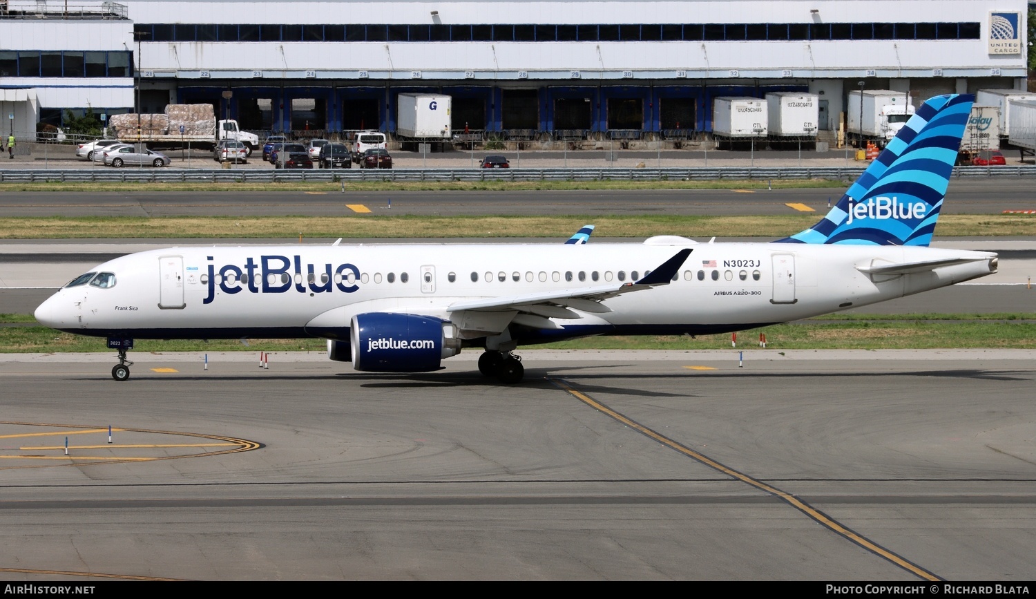 Aircraft Photo of N3023J | Airbus A220-371 (BD-500-1A11) | JetBlue Airways | AirHistory.net #650219