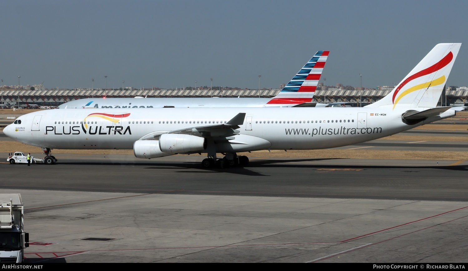 Aircraft Photo of EC-MQM | Airbus A340-313X | Plus Ultra Líneas Aéreas | AirHistory.net #650231