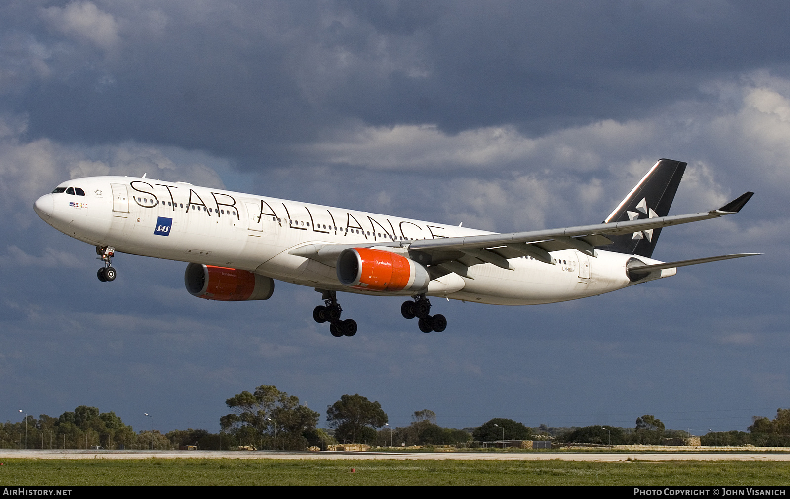 Aircraft Photo of LN-RKN | Airbus A330-343 | Scandinavian Airlines - SAS | AirHistory.net #650244