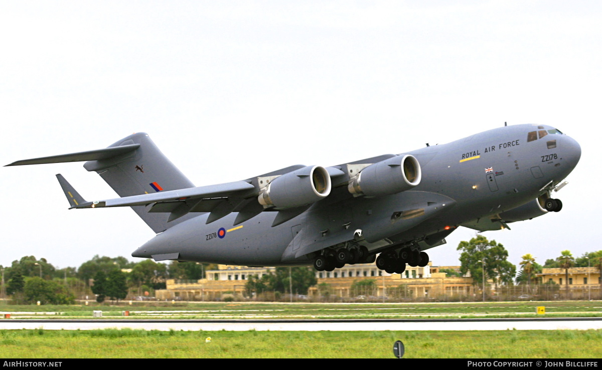 Aircraft Photo of ZZ178 | Boeing C-17A Globemaster III | UK - Air Force | AirHistory.net #650251