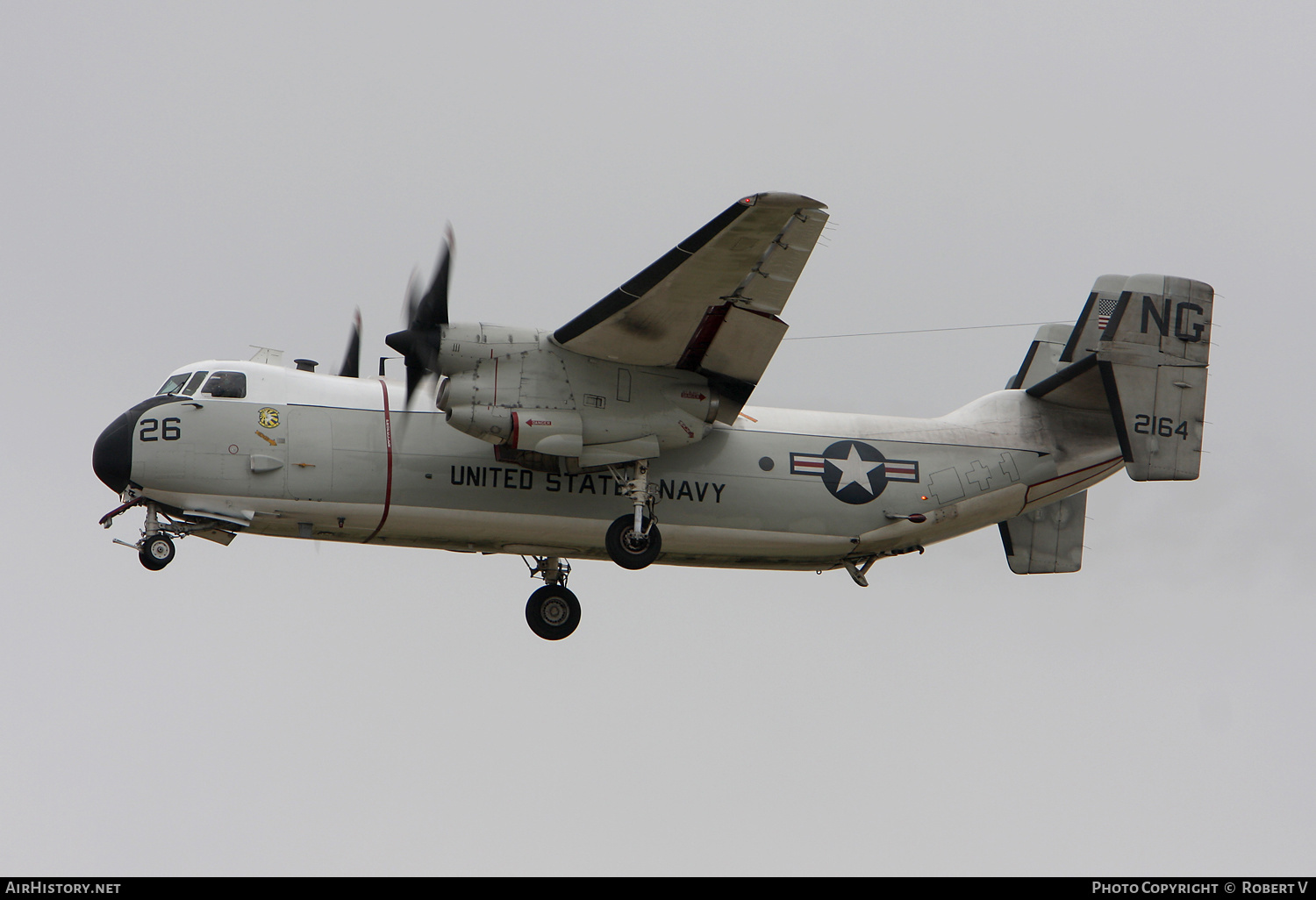 Aircraft Photo of 162164 / 2164 | Grumman C-2A Greyhound | USA - Navy | AirHistory.net #650289