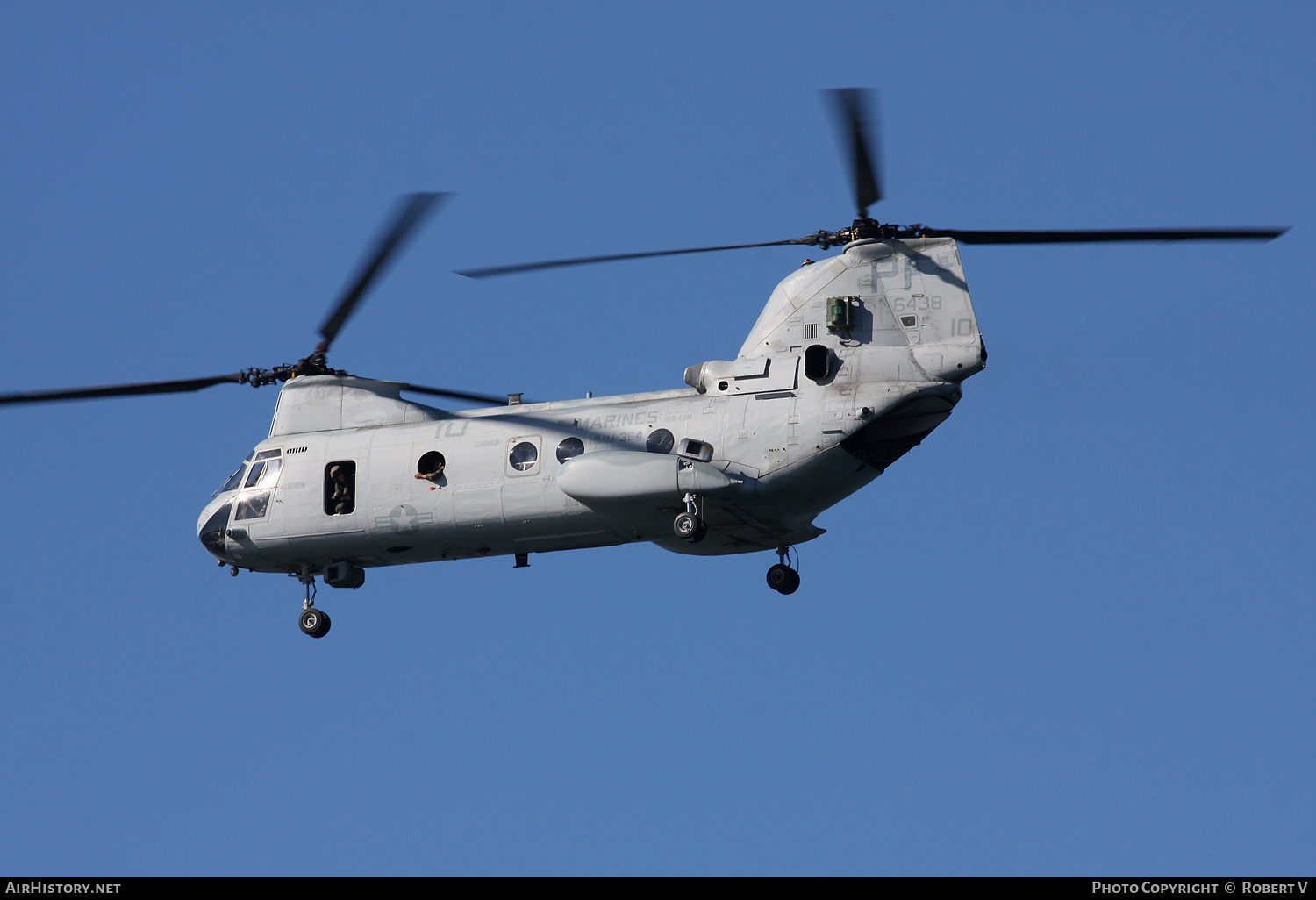 Aircraft Photo of 156438 / 6438 | Boeing Vertol CH-46E Sea Knight | USA - Marines | AirHistory.net #650300