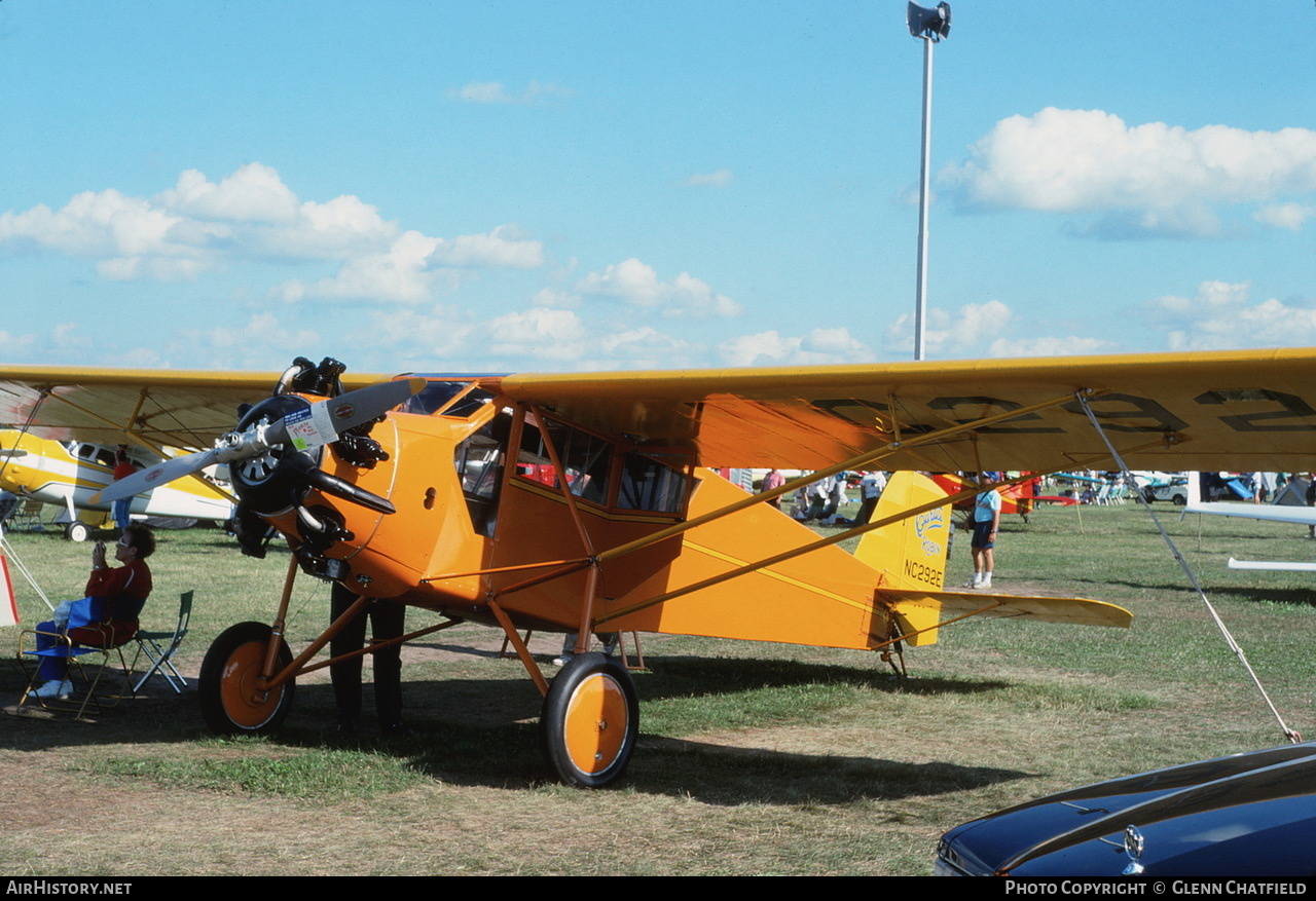 Aircraft Photo of N292E / NC292E | Curtiss Robin J-1 | AirHistory.net #650322