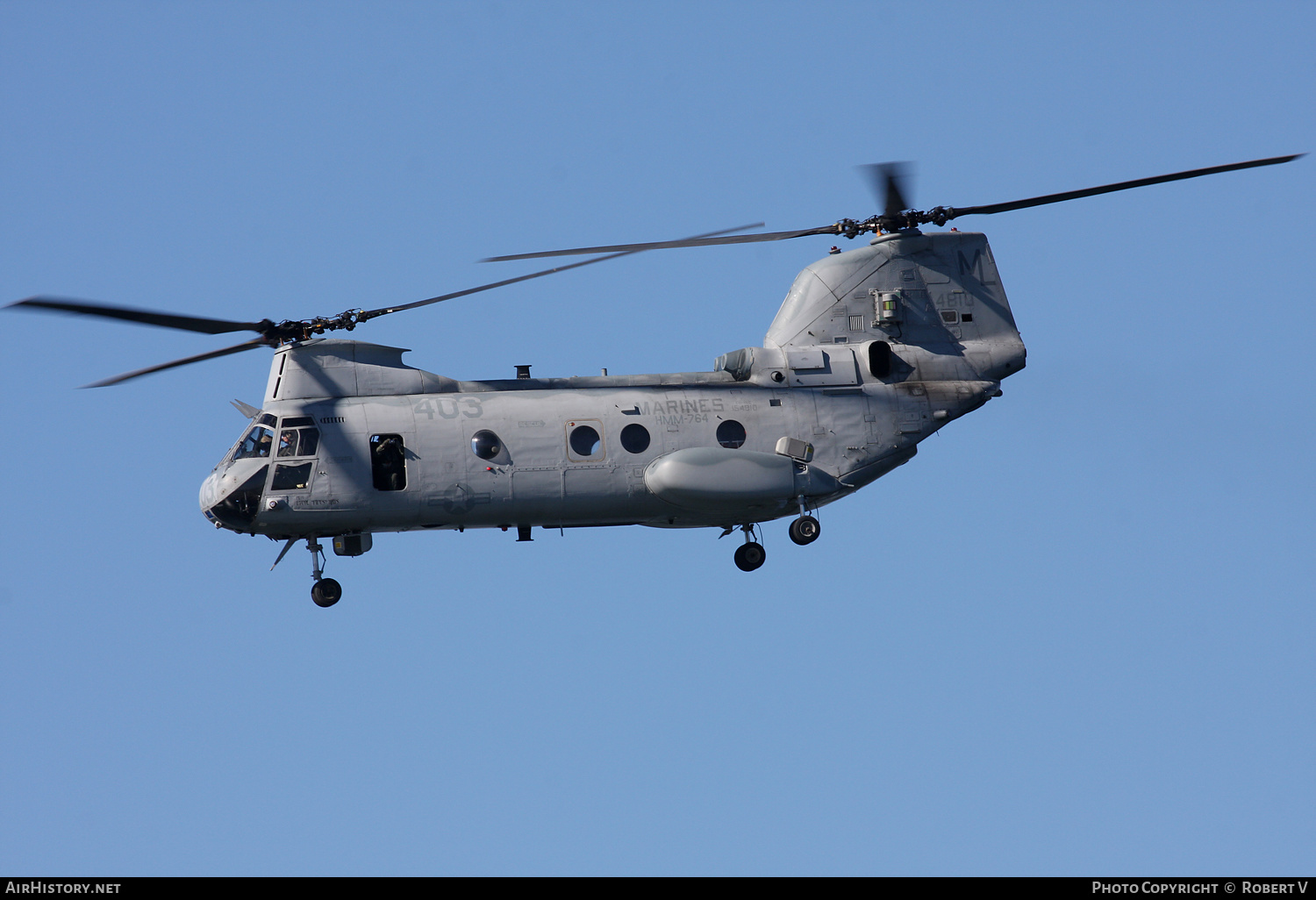 Aircraft Photo of 154810 / 4810 | Boeing Vertol CH-46E Sea Knight | USA - Marines | AirHistory.net #650336