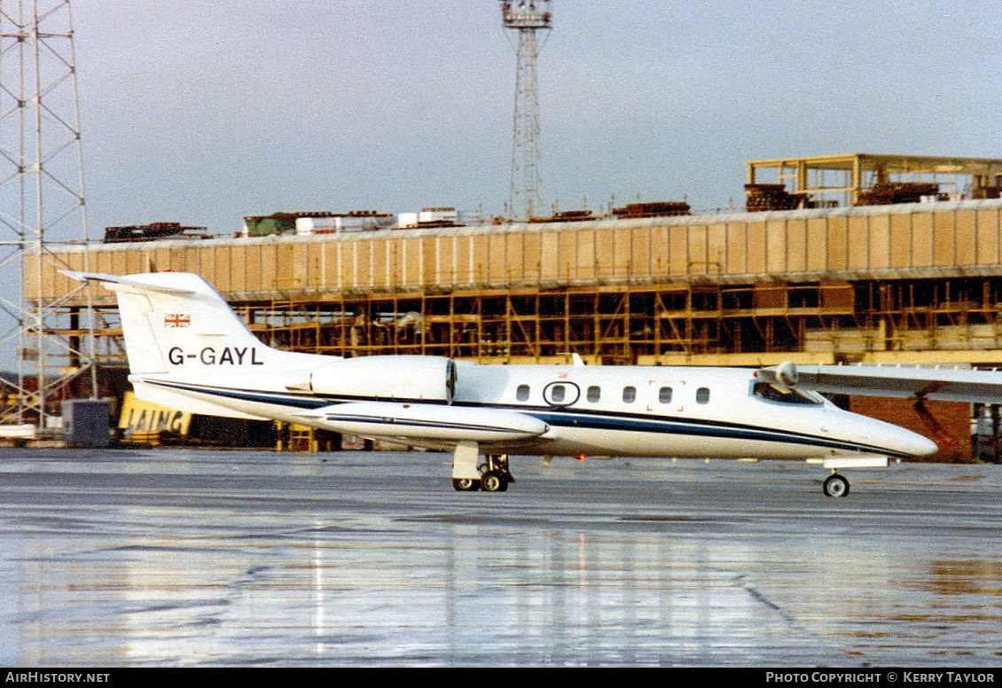 Aircraft Photo of G-GAYL | Gates Learjet 35A | AirHistory.net #650370