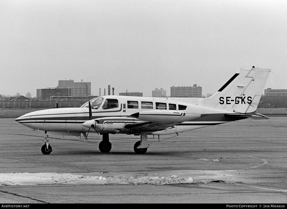 Aircraft Photo of SE-GKS | Cessna 402B Utililiner | AirHistory.net #650387