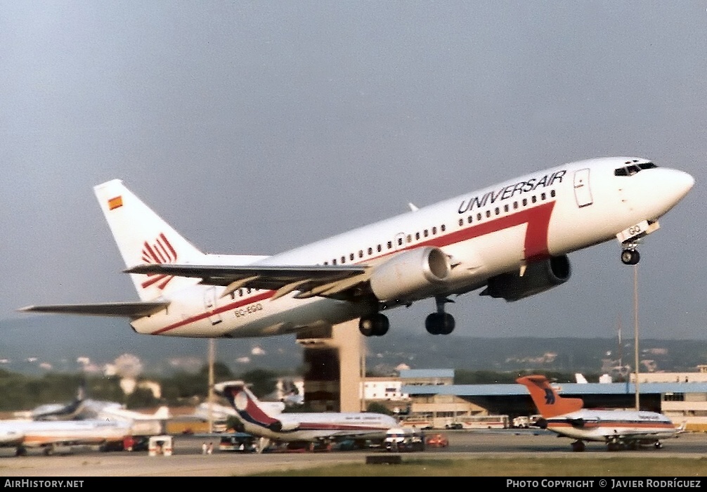 Aircraft Photo of EC-EGQ | Boeing 737-3Q8 | Universair | AirHistory.net #650411