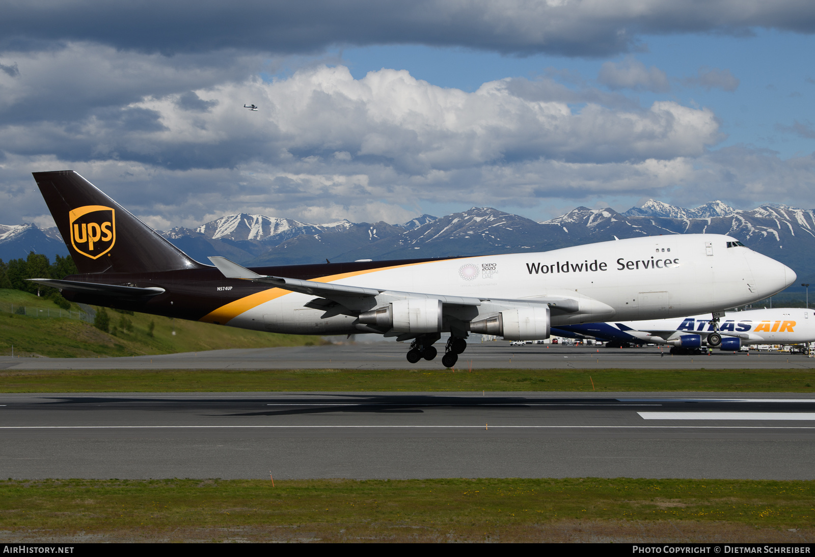 Aircraft Photo of N574UP | Boeing 747-44AF/SCD | United Parcel Service - UPS | AirHistory.net #650442