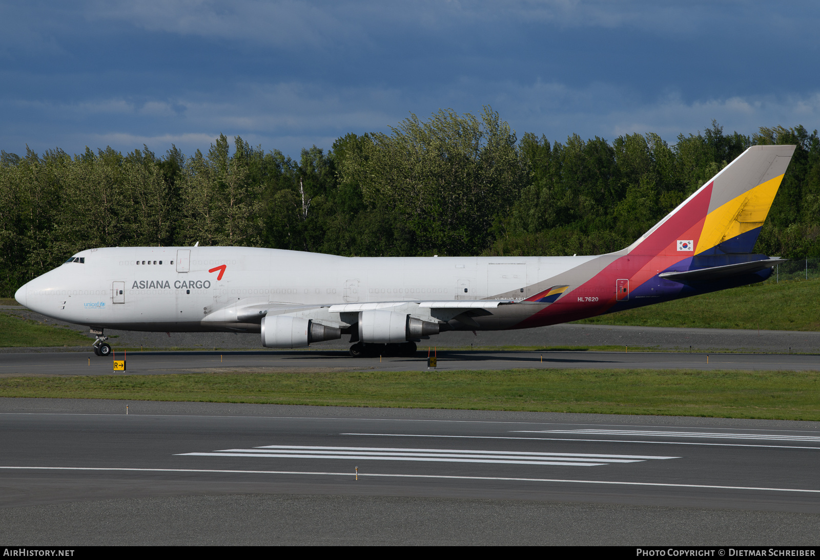 Aircraft Photo of HL7620 | Boeing 747-419(BDSF) | Asiana Airlines Cargo | AirHistory.net #650455