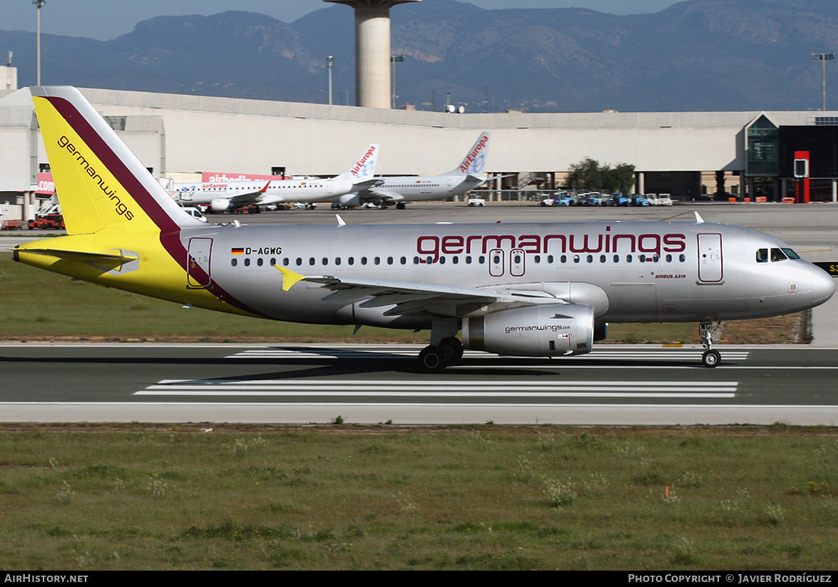 Aircraft Photo of D-AGWG | Airbus A319-132 | Germanwings | AirHistory.net #650466