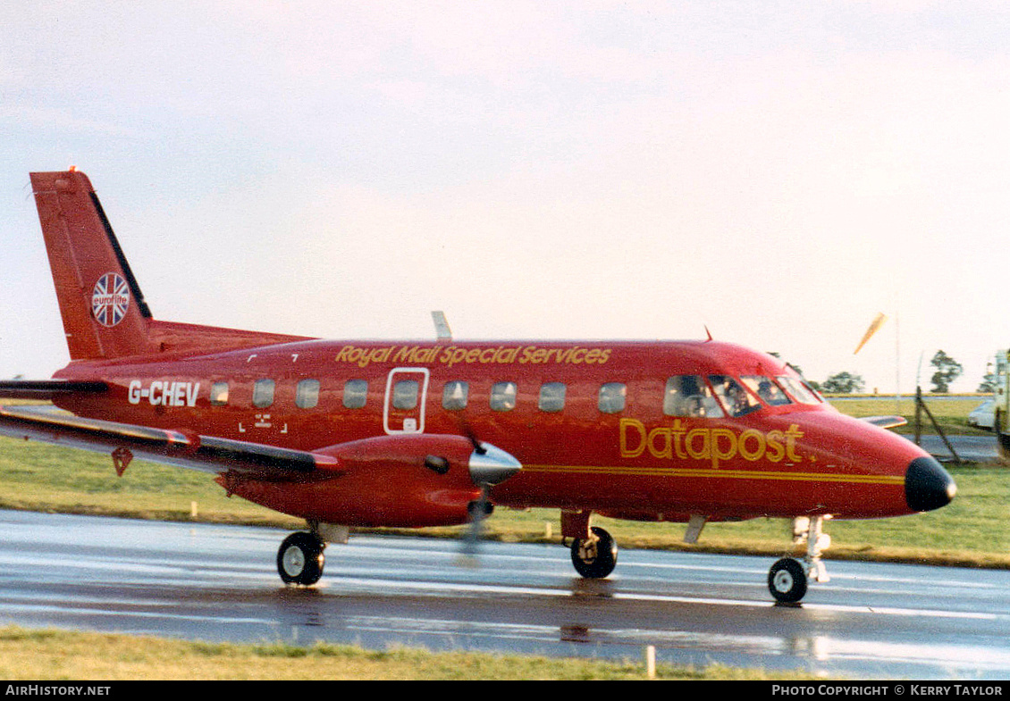Aircraft Photo of G-CHEV | Embraer EMB-110P2 Bandeirante | Datapost | AirHistory.net #650479