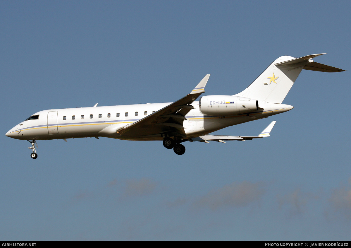 Aircraft Photo of EC-IUQ | Bombardier Global Express (BD-700-1A10) | AirHistory.net #650503