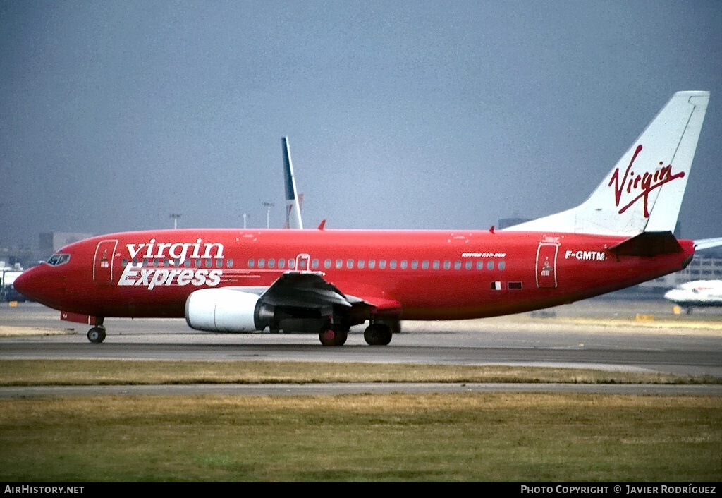 Aircraft Photo of F-GMTM | Boeing 737-3M8 | Virgin Express | AirHistory.net #650505