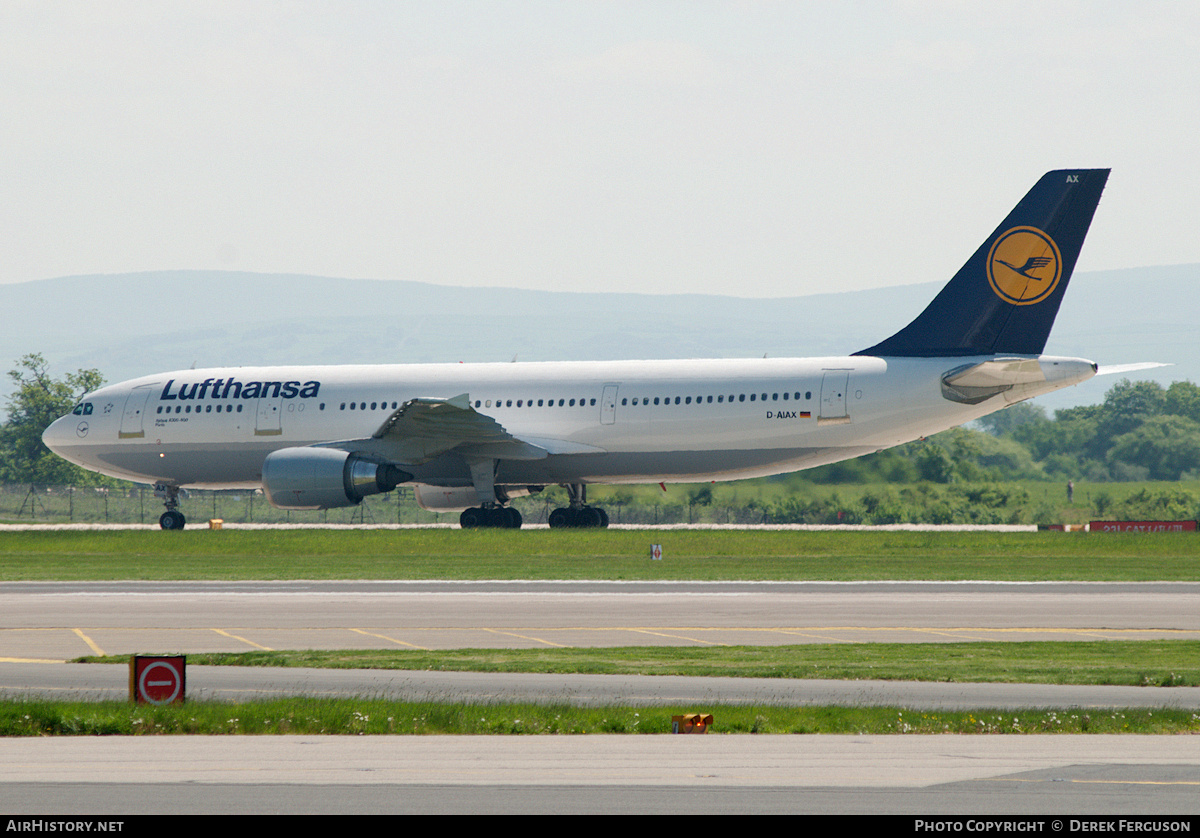 Aircraft Photo of D-AIAX | Airbus A300B4-605R | Lufthansa | AirHistory.net #650514
