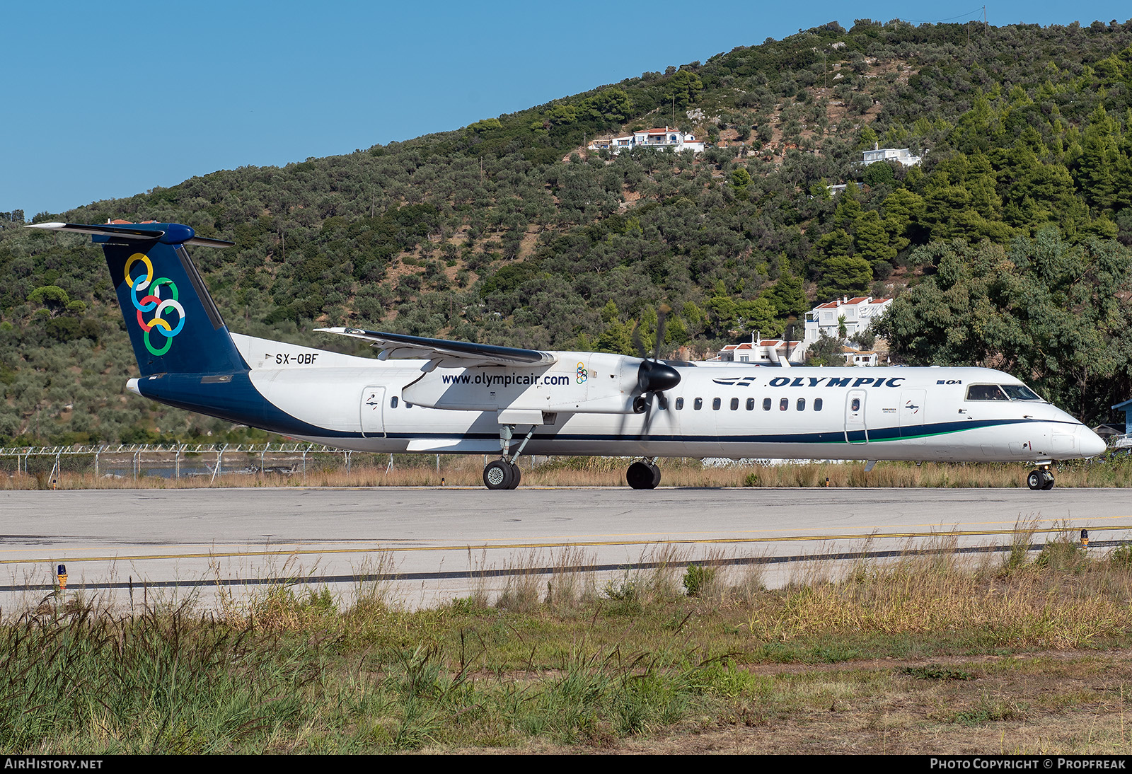 Aircraft Photo of SX-OBF | Bombardier DHC-8-402 Dash 8 | Olympic | AirHistory.net #650542